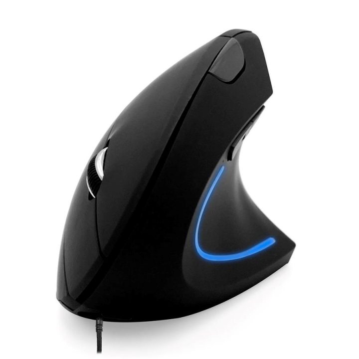 MEDIA-TECH VERTIC MT1122 Mouse verticale cablato 6400 DPI nero