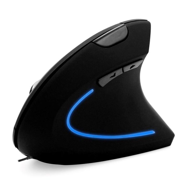 MEDIA-TECH VERTIC MT1122 Mouse verticale cablato 6400 DPI nero