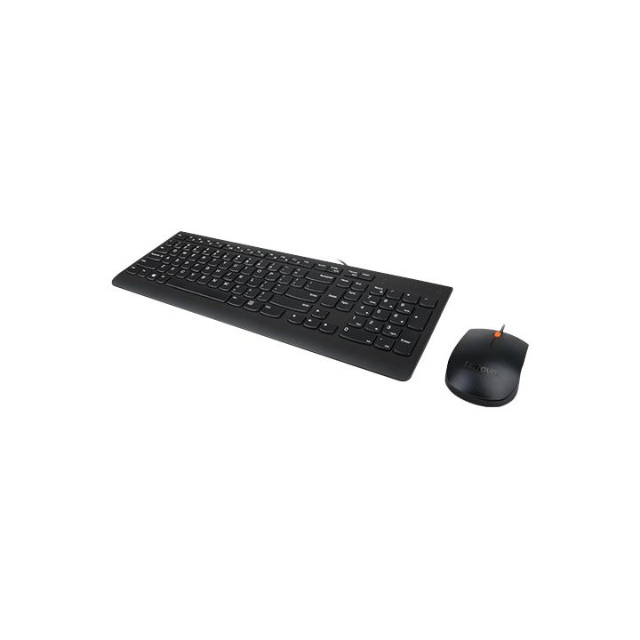 Lenovo 300 keyboard Mouse included Universal USB QWERTY US English Black