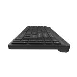 Natec Tang US tastiera wireless BT + 2.4 GHz silenziosa slim nero