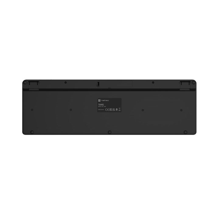 Natec Tang US tastiera wireless BT + 2.4 GHz silenziosa slim nero