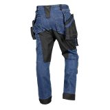 NEO TOOLS DENIM Pantaloni da lavoro Cordura Rinforzi Tasche con Fondina Staccabile Blu navy Taglia M/50