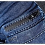 NEO TOOLS DENIM Pantaloni da lavoro Cordura Rinforzi Tasche con Fondina Staccabile Blu navy Taglia M/50