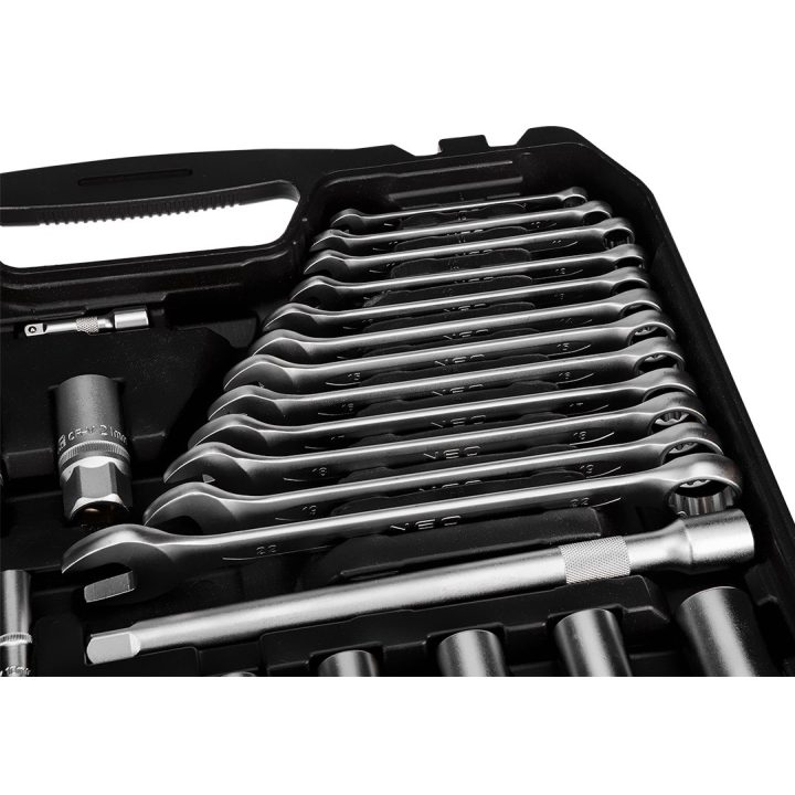 NEO TOOLS Set bussole 1/2 1/3 220 pcs finitura satinata