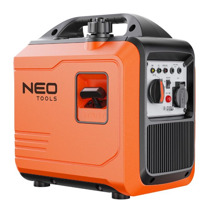 NEO TOOLS generatore inverter 2000 W arancione/nero
