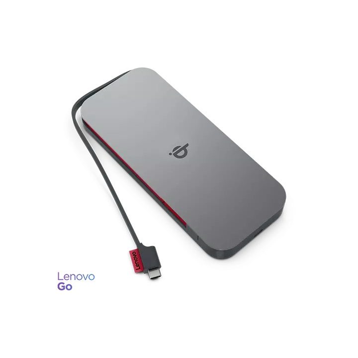 Lenovo GO Lithium Polymer (LiPo) 10000 mAh Wireless charging Grey