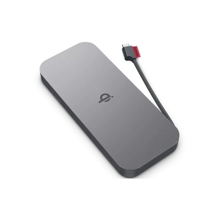 Lenovo GO Lithium Polymer (LiPo) 10000 mAh Wireless charging Grey
