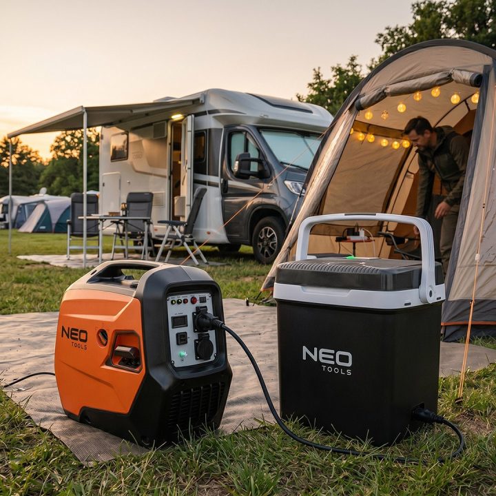 NEO TOOLS generatore inverter 3200W arancione/nero