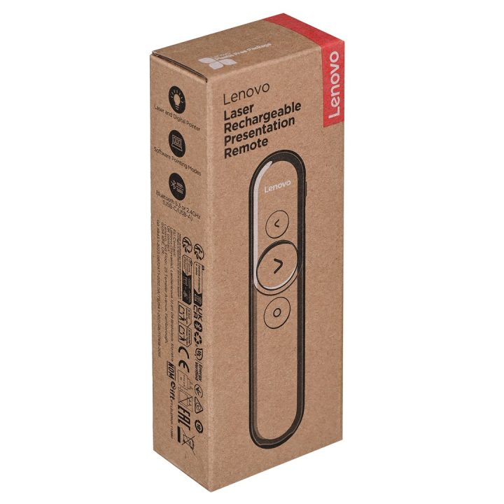 Lenovo 4XW1S62315 wireless presenter Bluetooth/RF Black