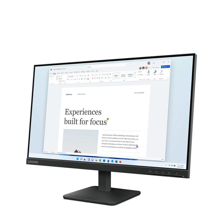 Lenovo L24-4e computer monitor 60.5 cm (23.8 ) 1920 x 1080 pixels Full HD LCD Black