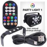 Light4Me Party Light 1 - LED effects disco lighting UV lasers