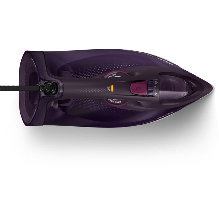 Philips 7000 Serie DST7061/30 Ferro da stiro a vapore SteamGlide Elite piastra 3000 W Viola