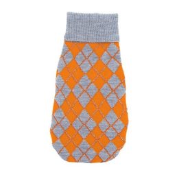 PCHEŁKA Romby Arancione - abbigliamento per cani - taglia XS