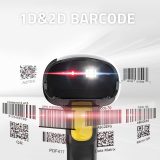 Qoltec 50856 Lettore di codici a barre wireless 1D 2D | 2.4GHz