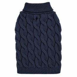 PCHEŁKA Warkocz blu navy - abbigliamento per cani - taglia XS