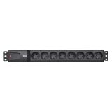 LESTAR 1966004970 power extension 1.5 m 230 AC outlet(s) Indoor Black