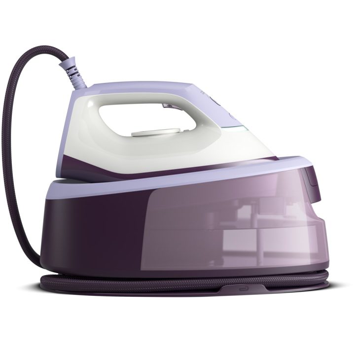 Philips 3000 Serie PSG3000/30 Stazione stirante 2400 W 1.4 L Piastra in ceramica Viola Bianco
