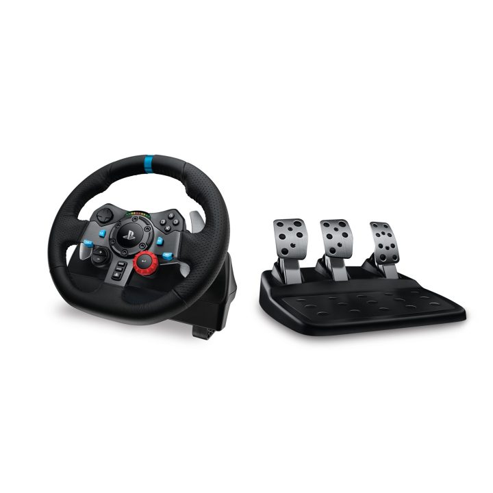 Logitech G G29 Steering wheel + Pedals Playstation 3 PlayStation 4 Analogue USB 2.0 Black