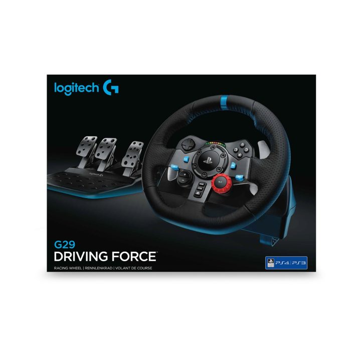 Logitech G G29 Steering wheel + Pedals Playstation 3 PlayStation 4 Analogue USB 2.0 Black