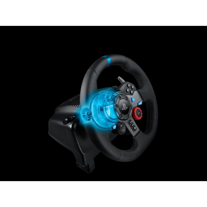 Logitech G G29 Steering wheel + Pedals Playstation 3 PlayStation 4 Analogue USB 2.0 Black