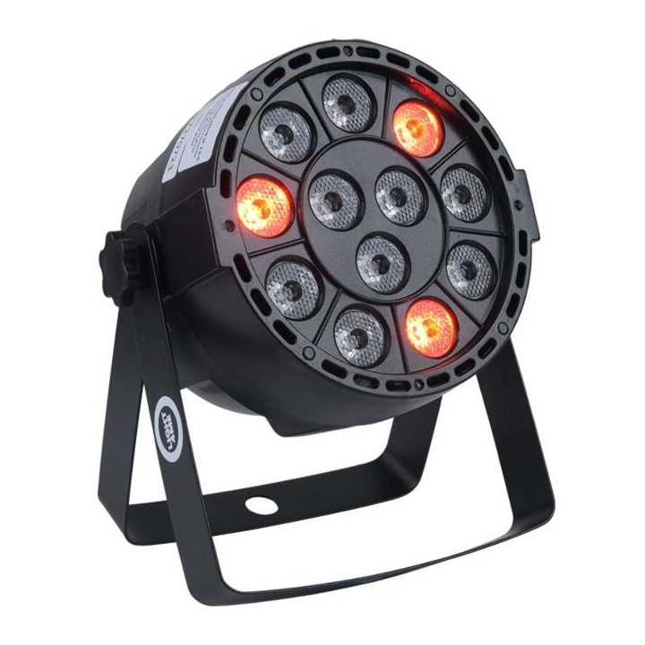 LIGHT4ME P12 LED PAR RGBW - remote-controlled stage lighting