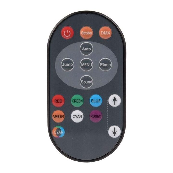 LIGHT4ME P12 LED PAR RGBW - remote-controlled stage lighting