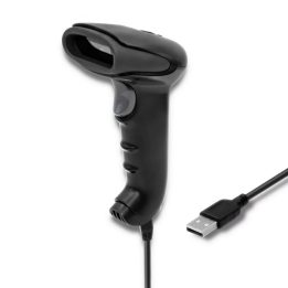 Qoltec 50866 lettore di codici a barre laser 1D | CCD | USB | nero