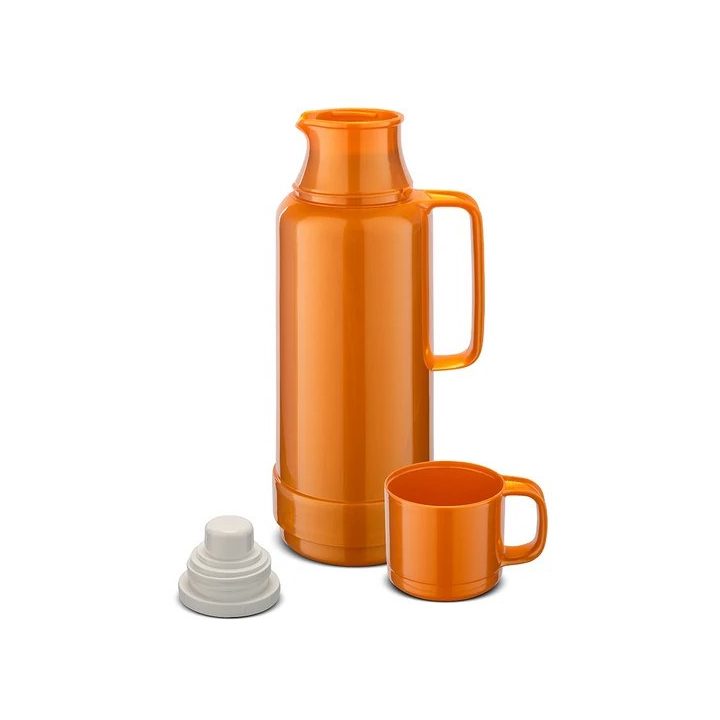 ROTPUNKT Thermos in vetro capacità 1.0 l volpe lucida (rosso)
