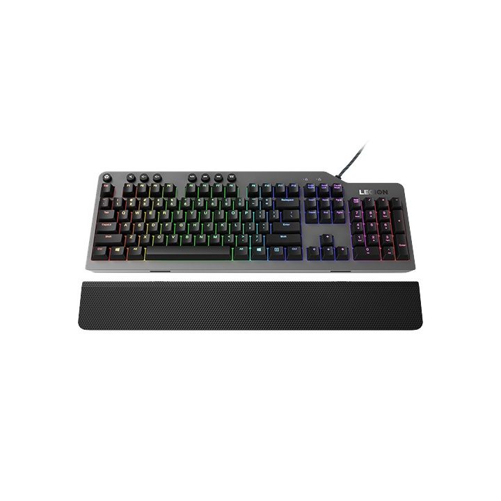 Lenovo Legion K500 keyboard Gaming USB QWERTY US English Black Grey
