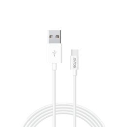 Savio CL-125 USB cavo USB 2.0 1 m USB A USB C Bianco