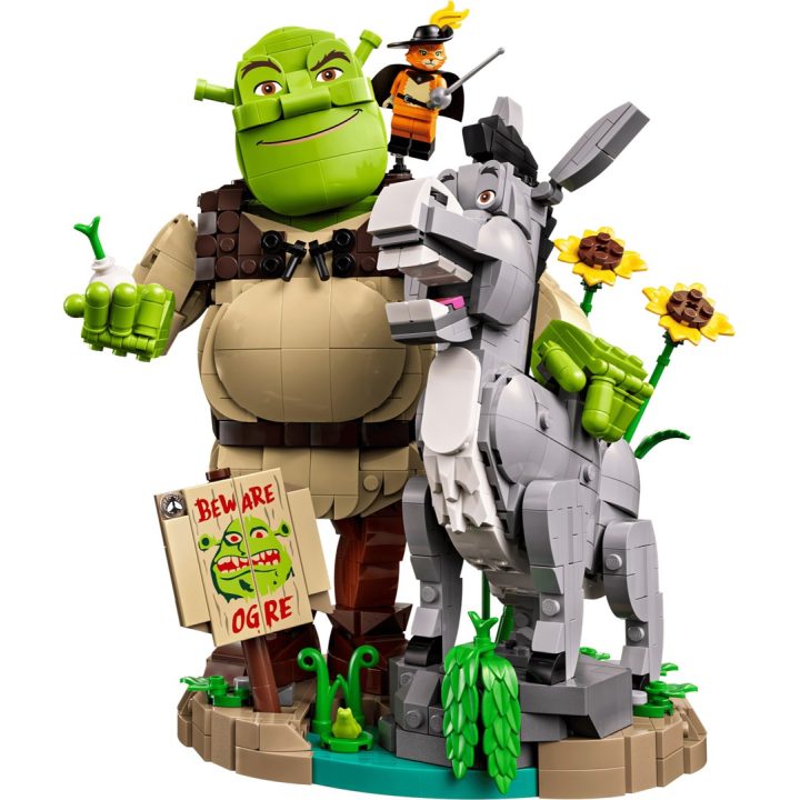 LEGO ICONS 72423 Shrek Donkey and Puss in Boots