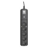 LESTAR LV530W 2 5M surge protector Black Grey 5 AC outlet(s) 2.5 m