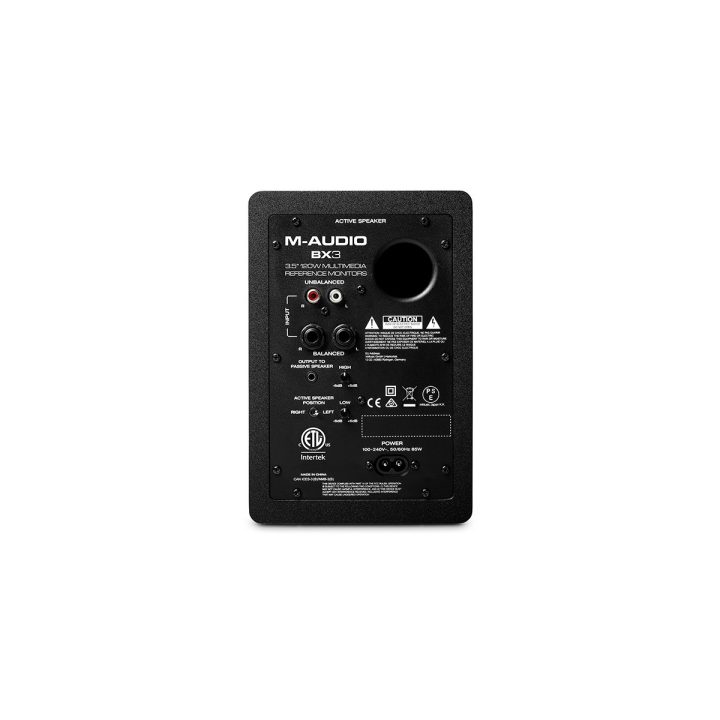 M-AUDIO BX3 loudspeaker Black Wired 50 W