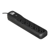 LESTAR LV530W 2 5M surge protector Black Grey 5 AC outlet(s) 2.5 m