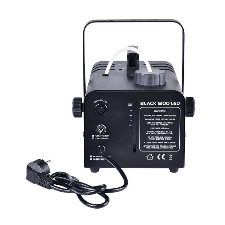 LIGHT4ME Black 1200 LED - fog smoke generator
