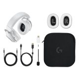 Logitech G 981-001269 headphones/headset Wireless Head-band Gaming Bluetooth White