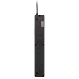 LESTAR 1966006356 power extension 3 m 230 AC outlet(s) Indoor Black