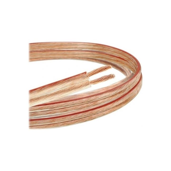 Libox Kabel głośnikowy 2x1 50mm LB0008-50 audio cable 50 m Transparent