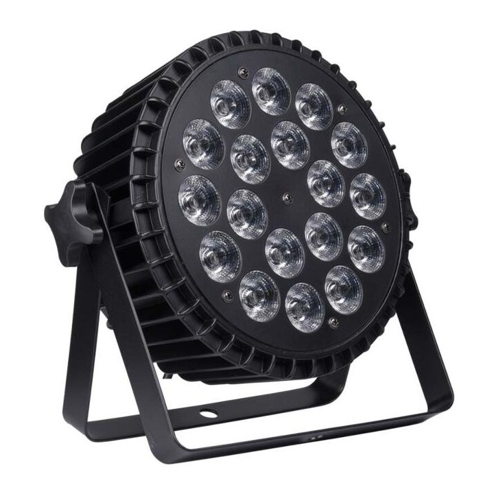 LIGHT4ME ALU QUAD PAR 18x6W RGBW - stage spotlight