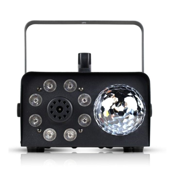 LIGHT4ME Fog 600W LED Ball - smoke and fog machine with backlit smoke effect + disco ball