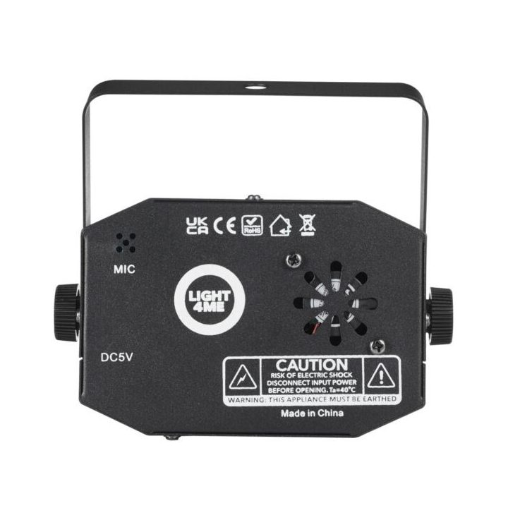 LIGHT4ME GIG Set 1 - set (smoke machine + 1 litre smoke fluid + 4-in-1 lighting effect)