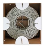Bobina Cavo Techly U/UTP Cat.6 CCA 305m Grigio Solido