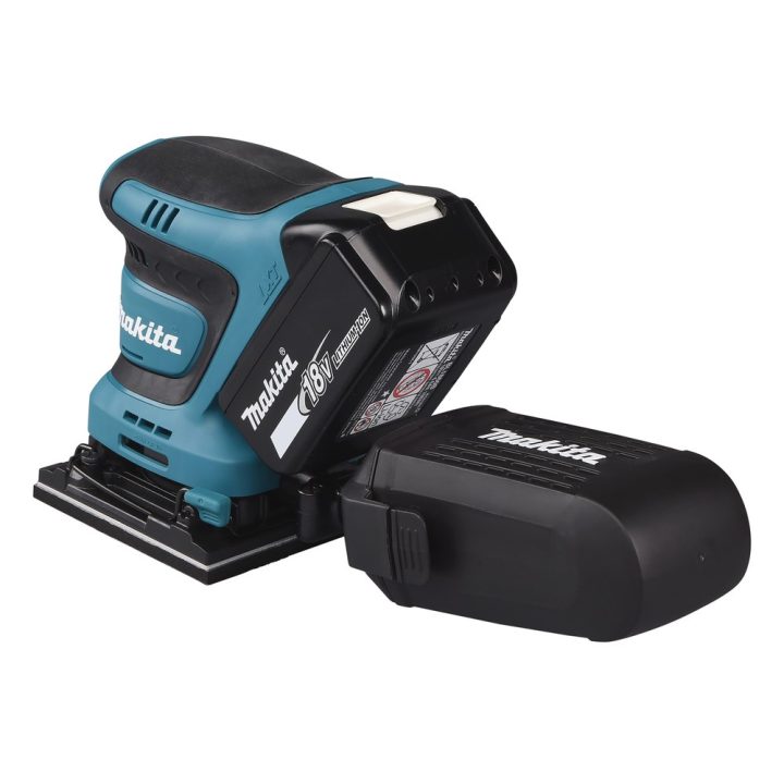Makita DBO480Z portable sander Random orbital sander 14000 OPM Black Blue 210 W