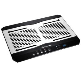 Thermaltake CL-N002-PL12BL-A Pad di raffreddamento per laptop 1300 RPM alluminio nero