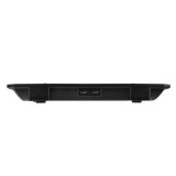 Thermaltake CL-N002-PL12BL-A Pad di raffreddamento per laptop 1300 RPM alluminio nero