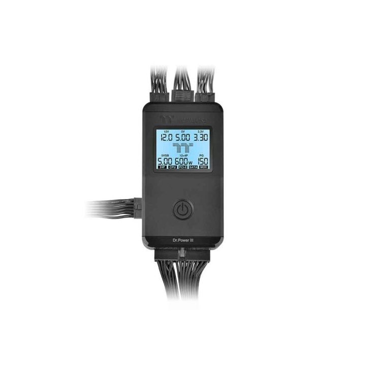 Thermaltake Tester per alimentatore Dr. Power III nero