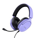 Trust GXT 489P FAYZO Cuffia gaming cablata con archetto nero viola