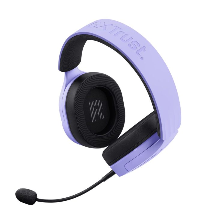 Trust GXT 489P FAYZO Cuffia gaming cablata con archetto nero viola