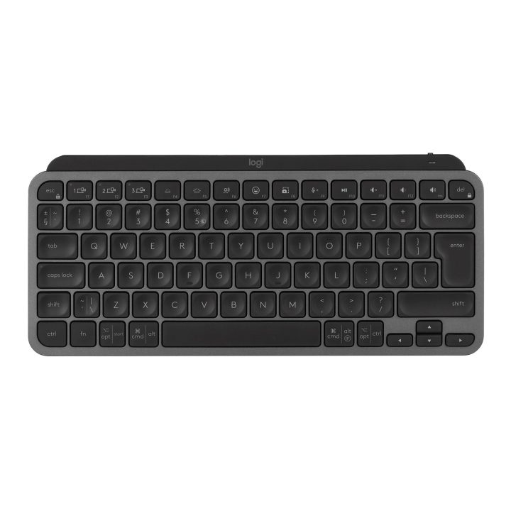 Logitech MX Keys Mini Minimalist Wireless Illuminated Keyboard RF Wireless + Bluetooth QWERTY English Graphite