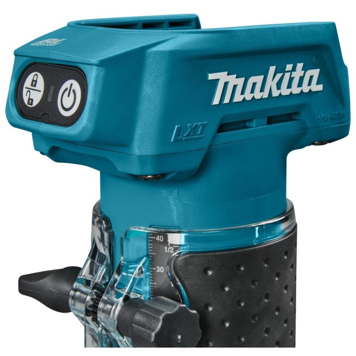 Battery-powered milling machine Makita DRT52Z Blue Black